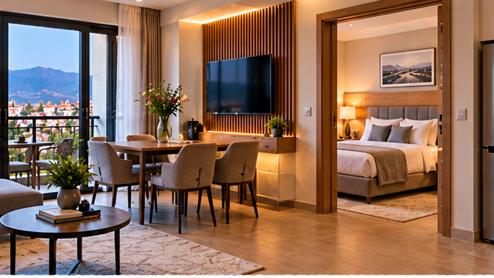 İnegöl apartında mutfaklı ve konforlu yaşam alanı